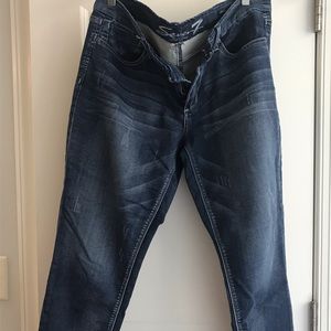 Seven 7 Distressed Boyfriend Ankle Jeans
